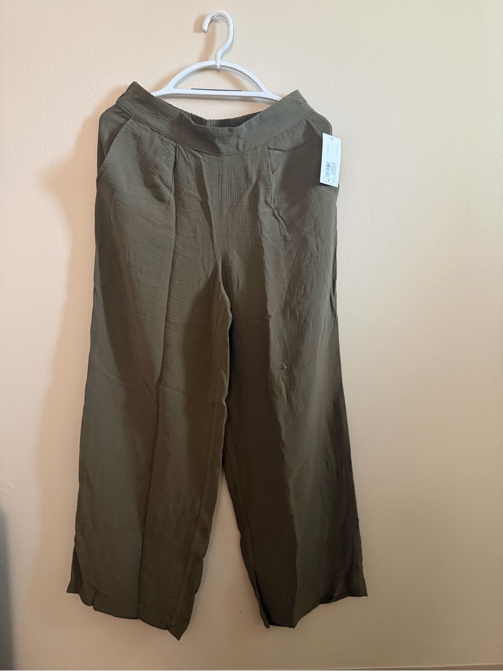 Target Olive Green Pull-On Wide Leg Pants